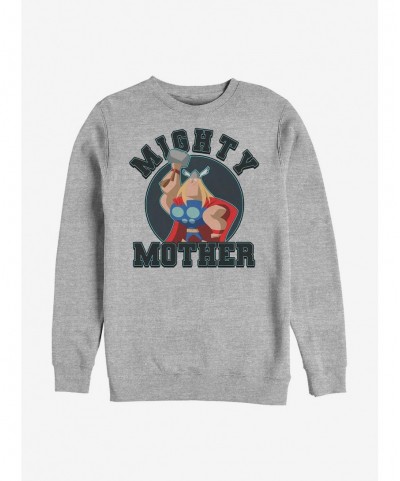 Pre-sale Discount Marvel Thor Mighty Mother Crew Sweatshirt $11.81 Sweatshirts