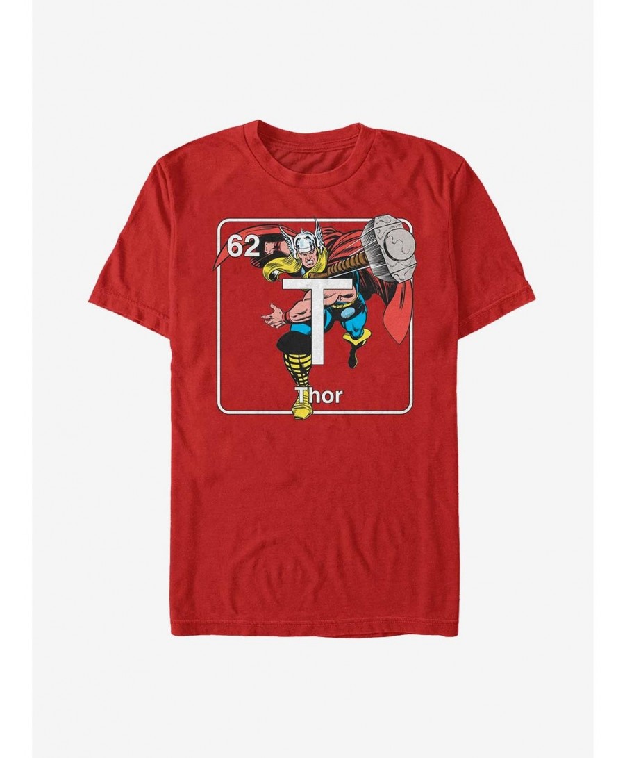 Exclusive Marvel Thor Periodic Thor T-Shirt $5.28 T-Shirts