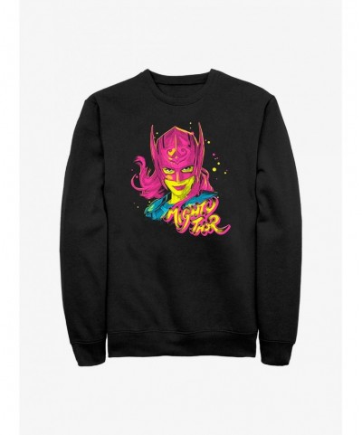 Premium Marvel Thor: Love And Thunder Pop Art Thor Sweatshirt $14.46 Sweatshirts