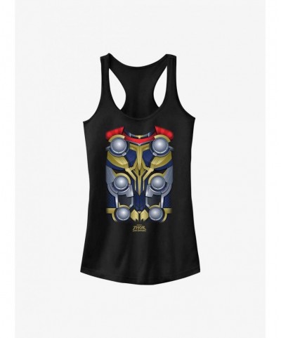 Fashion Marvel Thor: Love and Thunder Thor Costume Girls Tank $6.37 Tanks