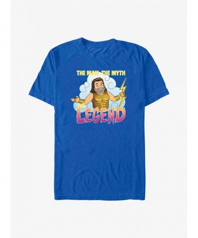 Exclusive Marvel Thor: Love and Thunder Zeus Man Myth Legend T-Shirt $4.97 T-Shirts