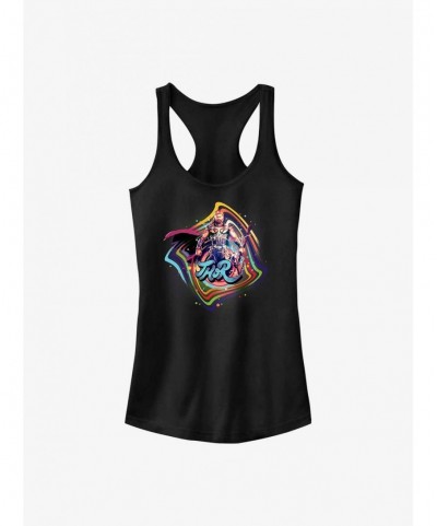 Special Marvel Thor: Love and Thunder Groovy Thor Girls Tank $7.97 Tanks