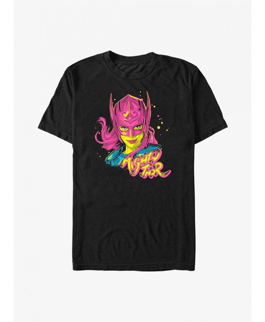 Sale Item Marvel Thor: Love And Thunder Pop Art Thor T-Shirt $7.77 T-Shirts