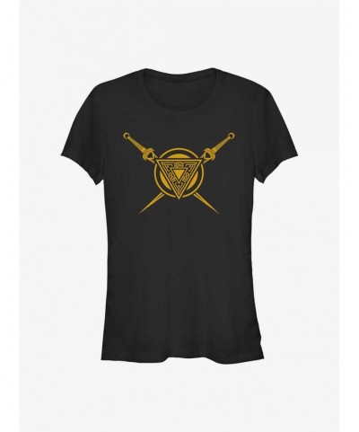 Huge Discount Marvel Thor: Love and Thunder Asgard Shield Girls T-Shirt $7.12 T-Shirts