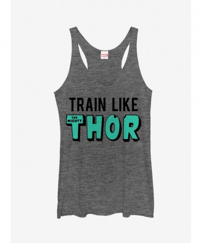 Low Price Marvel Train Like Thor Girls Tanks $6.84 Tanks