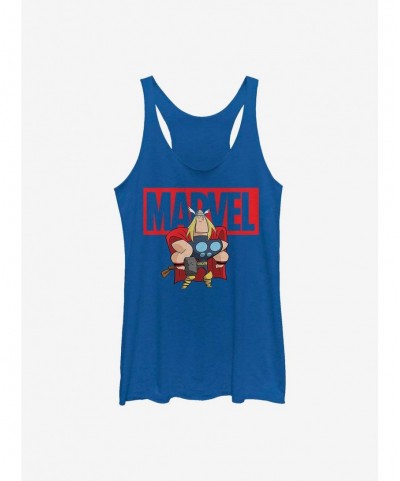 Seasonal Sale Marvel Thor Brick Thor Girls Tank $8.91 Tanks