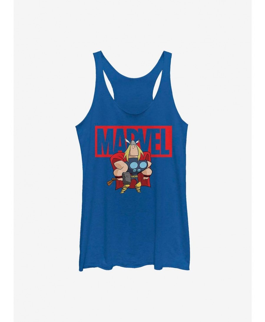 Seasonal Sale Marvel Thor Brick Thor Girls Tank $8.91 Tanks