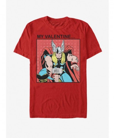 Big Sale Marvel Thor My Valentine T-Shirt $5.44 T-Shirts