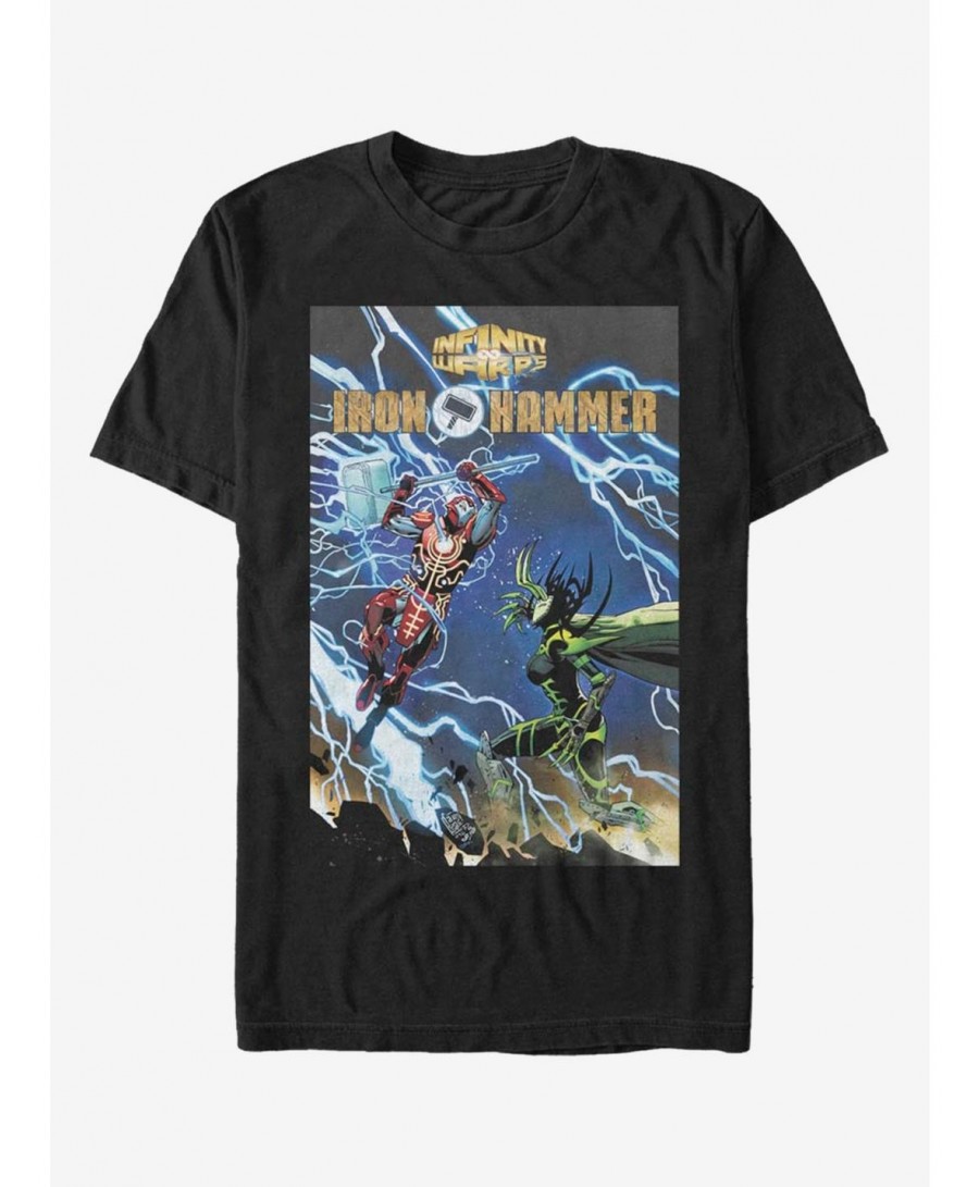 Trendy Marvel Thor Iron Hammer T-Shirt $6.37 T-Shirts