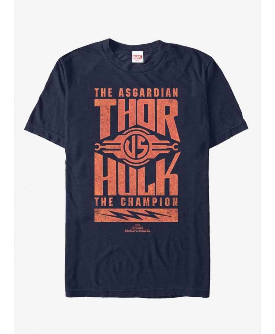 Festival Price Marvel Thor Thor and Hulk Stack T-Shirt $5.44 T-Shirts