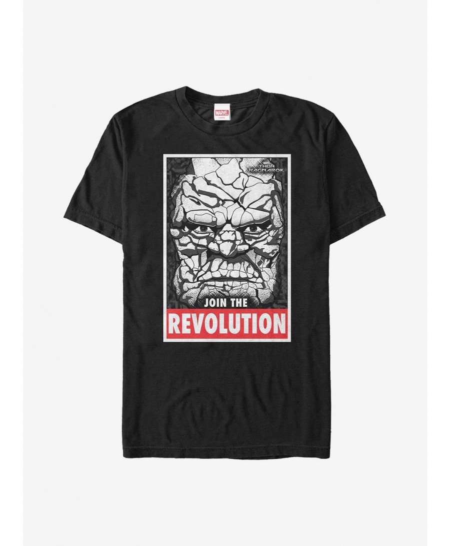 Value for Money Marvel Thor Join The Revolution Korg T-Shirt $4.66 T-Shirts