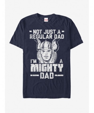 Cheap Sale Marvel Father's Day Thor Not Regular Dad T-Shirt $6.06 T-Shirts