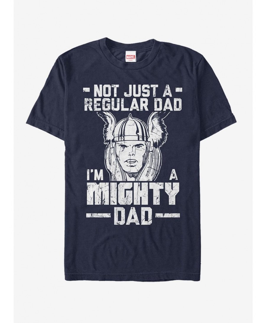 Cheap Sale Marvel Father's Day Thor Not Regular Dad T-Shirt $6.06 T-Shirts