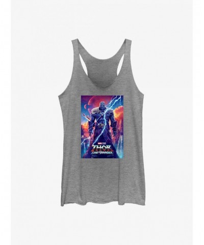 Festival Price Marvel Thor: Love and Thunder Korg Movie Poster Girls Tank $8.29 Tanks