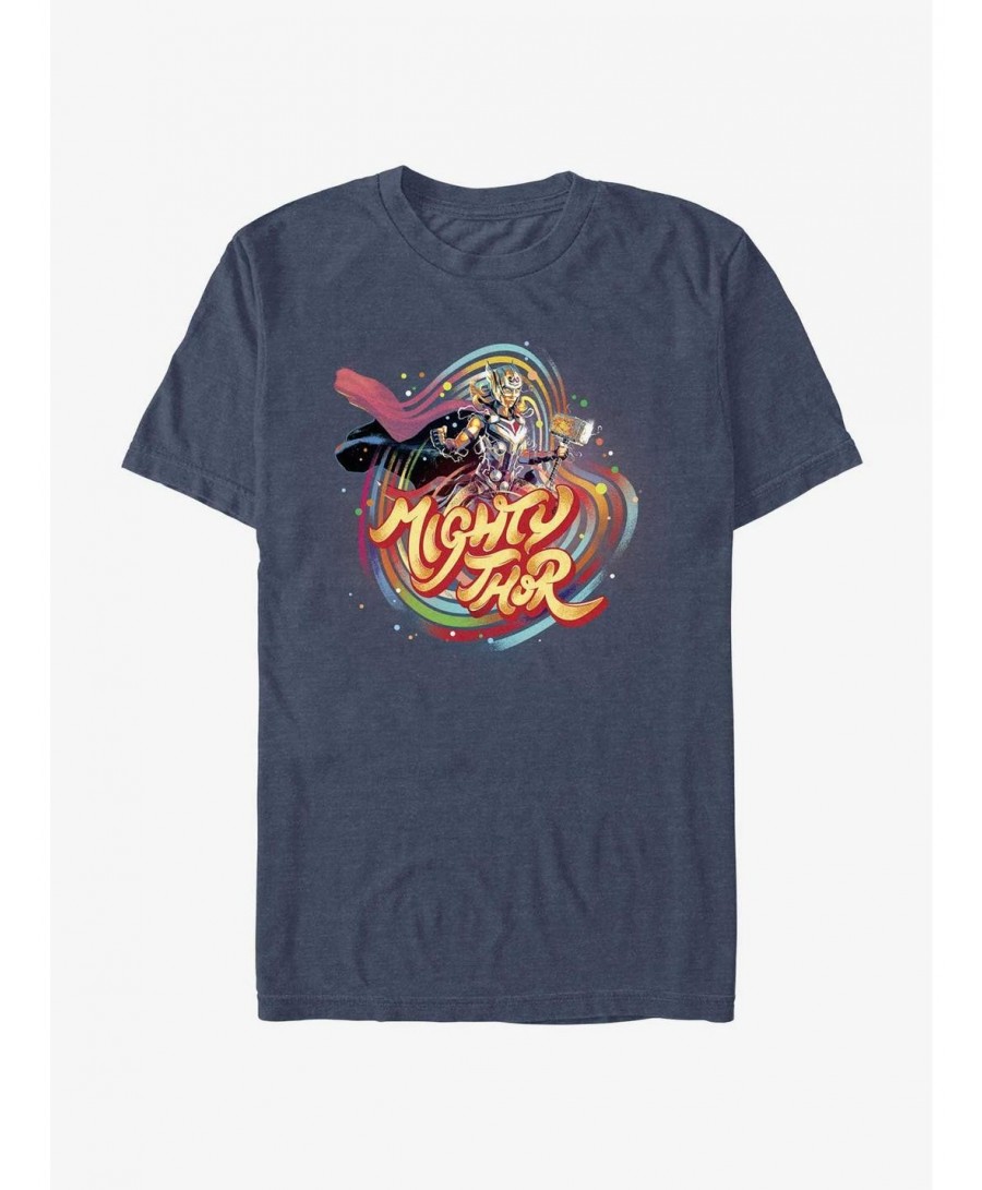 New Arrival Marvel Thor Swirl Mighty Thor T-Shirt $7.45 T-Shirts