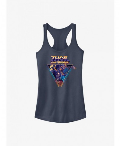 Hot Sale Marvel Thor: Love and Thunder Love And Thunder Badge Girls Tank $6.18 Tanks