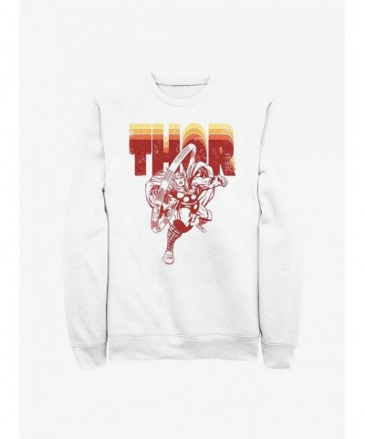 Bestselling Marvel Thor Retro Thor Sweatshirt $11.81 Sweatshirts