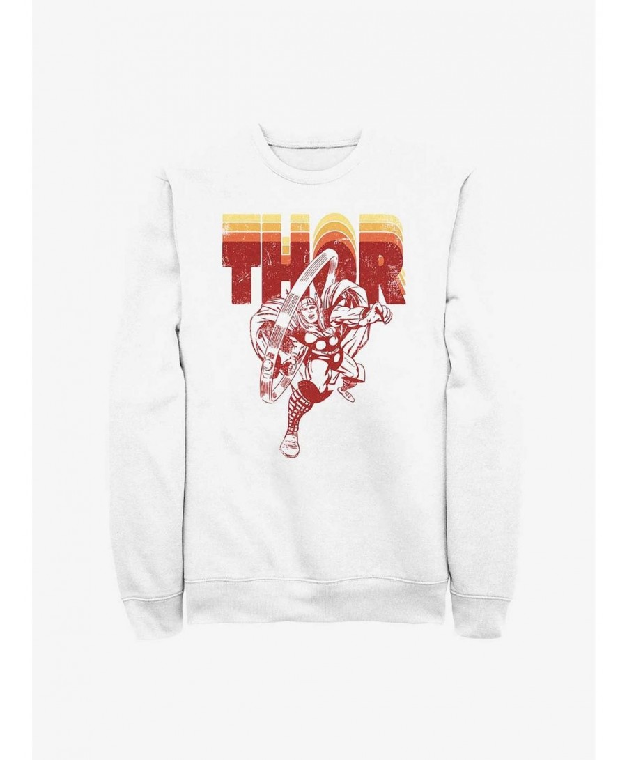 Bestselling Marvel Thor Retro Thor Sweatshirt $11.81 Sweatshirts