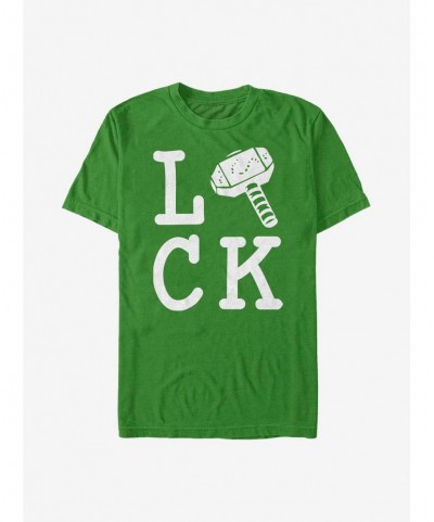 Bestselling Marvel Thor God Of Luck T-Shirt $5.75 T-Shirts