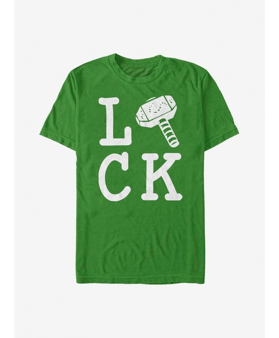 Bestselling Marvel Thor God Of Luck T-Shirt $5.75 T-Shirts