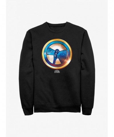 High Quality Marvel Thor: Love And Thunder Stormbreaker Gold Sweatshirt $14.17 Sweatshirts