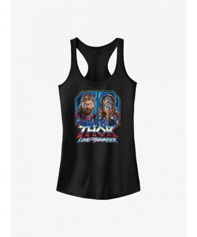 Best Deal Marvel Thor: Love and Thunder Thor Portraits Box Up Girls Tank $9.76 Tanks