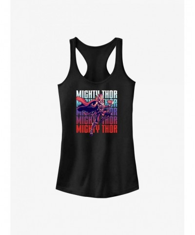 Limited Time Special Marvel Thor: Love and Thunder Mighty Thor Girls Tank $9.36 Tanks