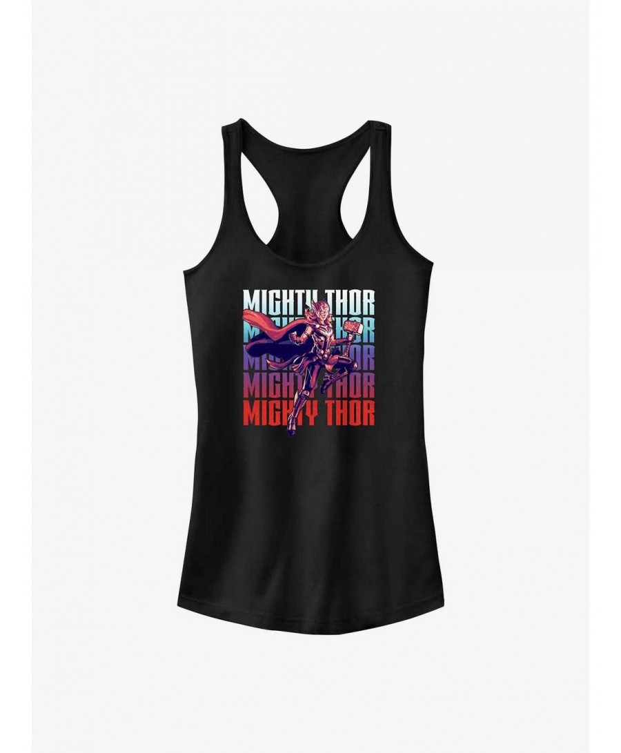 Limited Time Special Marvel Thor: Love and Thunder Mighty Thor Girls Tank $9.36 Tanks