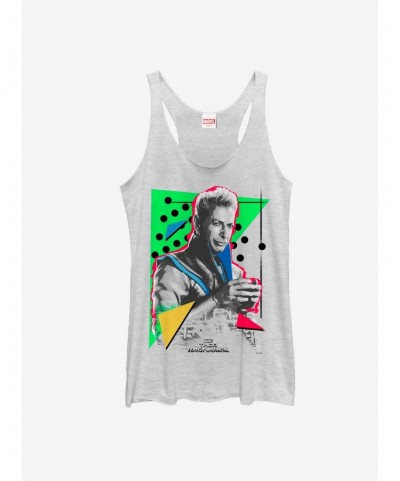 Clearance Marvel Thor: Ragnarok Grandmaster Retro Girls Tanks $6.84 Tanks