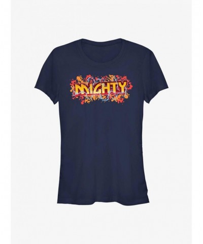 Exclusive Marvel Thor: Love and Thunder Electric Mighty Girls T-Shirt $5.34 T-Shirts