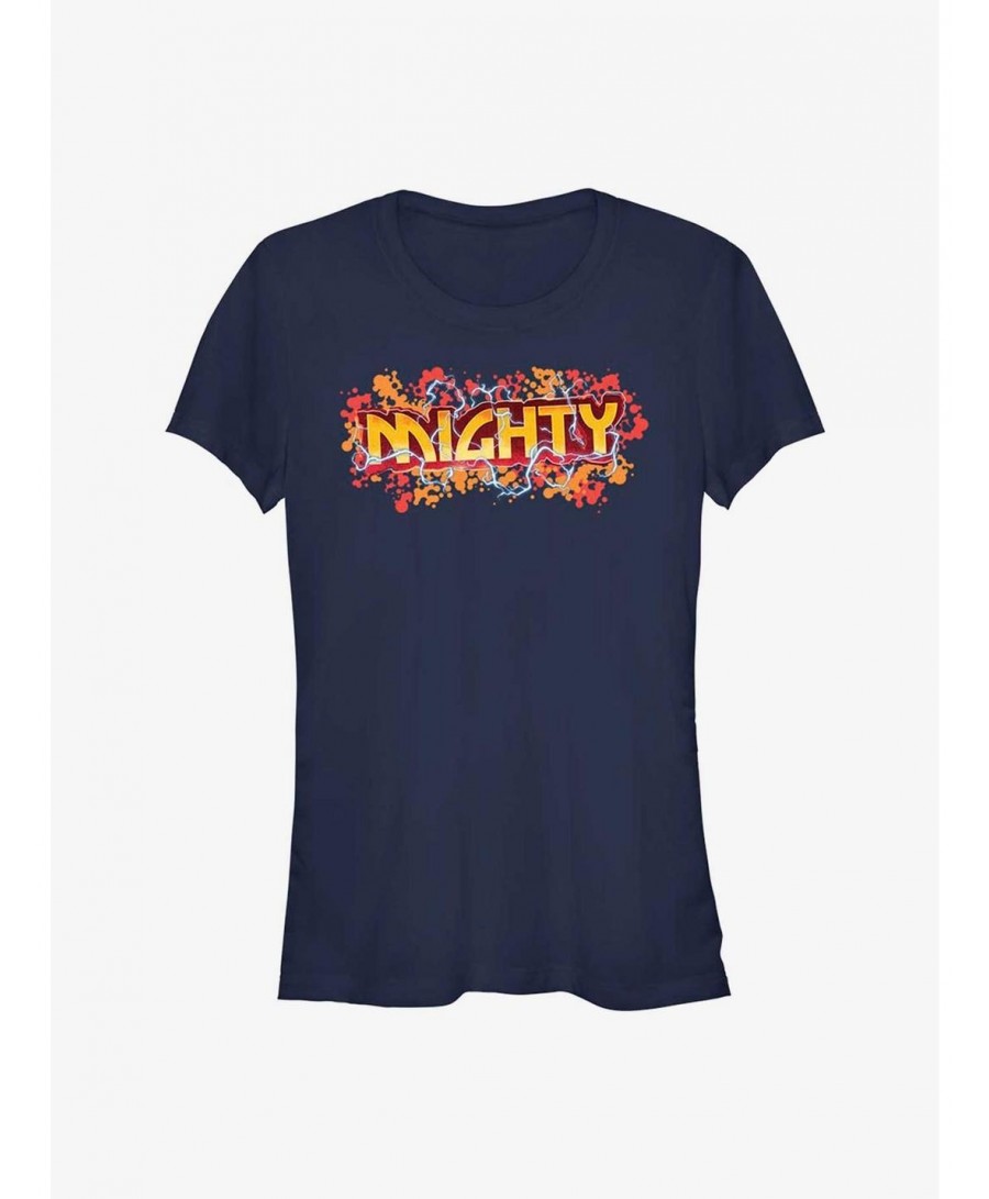 Exclusive Marvel Thor: Love and Thunder Electric Mighty Girls T-Shirt $5.34 T-Shirts