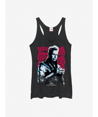 Best Deal Marvel Thor: Ragnarok Grandmaster Script Girls Tanks $8.70 Tanks