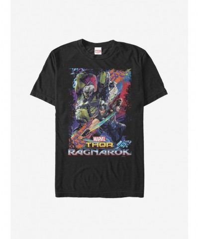 Pre-sale Discount Marvel Thor: Ragnarok Hulk Color Frame T-Shirt $5.90 T-Shirts