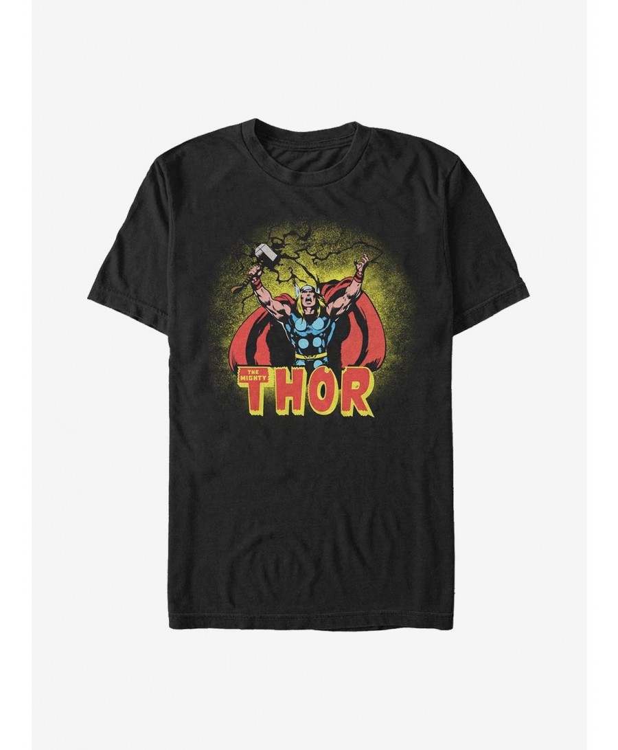 Festival Price Marvel Thor Lightning Thor T-Shirt $6.52 T-Shirts