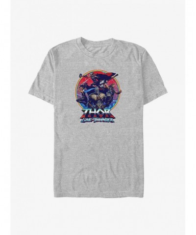 Seasonal Sale Marvel Thor: Love and Thunder Group Emblem Big & Tall T-Shirt $10.76 T-Shirts