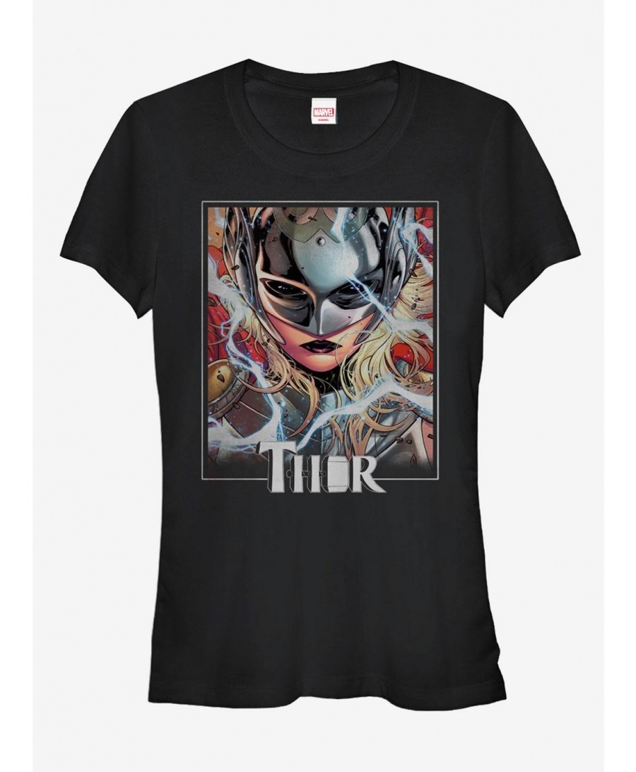 Best Deal Marvel Jane Foster Thor Mask Girls T-Shirt $6.96 T-Shirts