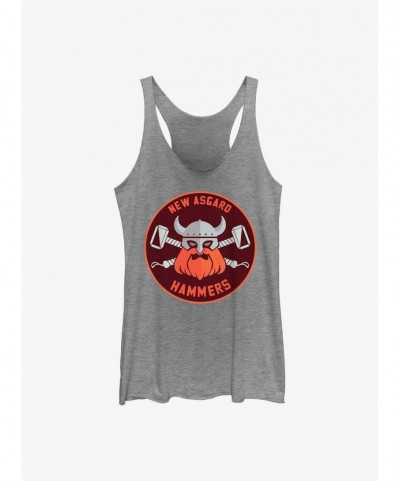 Wholesale Marvel Thor: Love And Thunder Hammers Badge Girl's Tank $9.90 Tanks