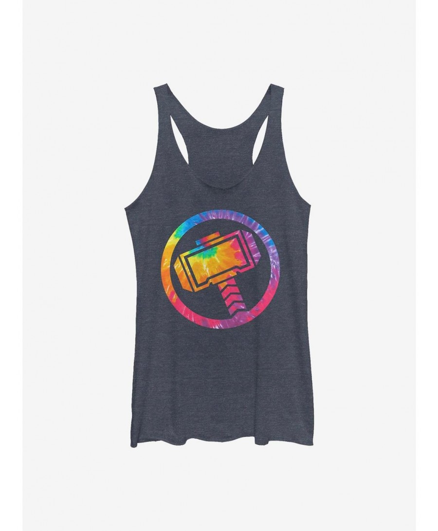 Seasonal Sale Marvel Thor Tie-Dye Girls Tank $6.42 Tanks