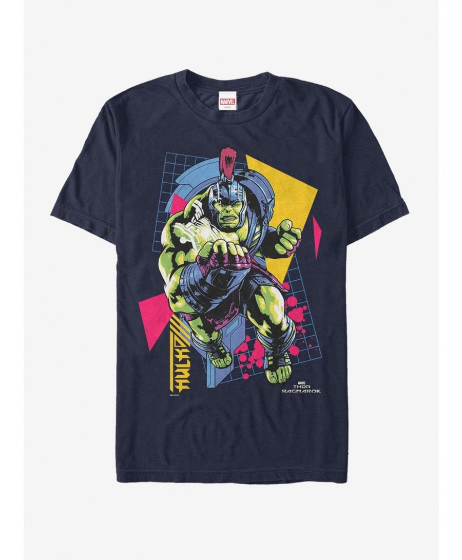 Bestselling Marvel Thor: Ragnarok Hulk Retro T-Shirt $6.37 T-Shirts