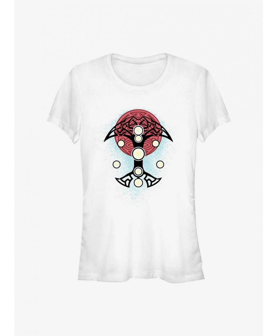 Hot Sale Marvel Thor: Love and Thunder Blue Splatter Cosplay Girls T-Shirt $7.77 T-Shirts