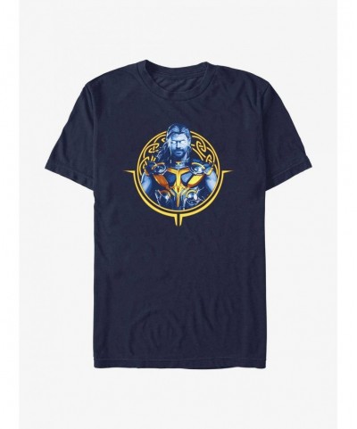 Pre-sale Discount Marvel Thor Circle Badge T-Shirt $5.75 T-Shirts