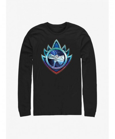 Exclusive Price Marvel Thor: Love And Thunder Silver Hammer Long Sleeve T-Shirt $10.79 T-Shirts