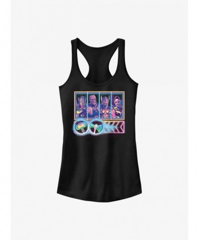 New Arrival Marvel Thor: Love and Thunder Neon Thunder Love Girls Tank $7.77 Tanks