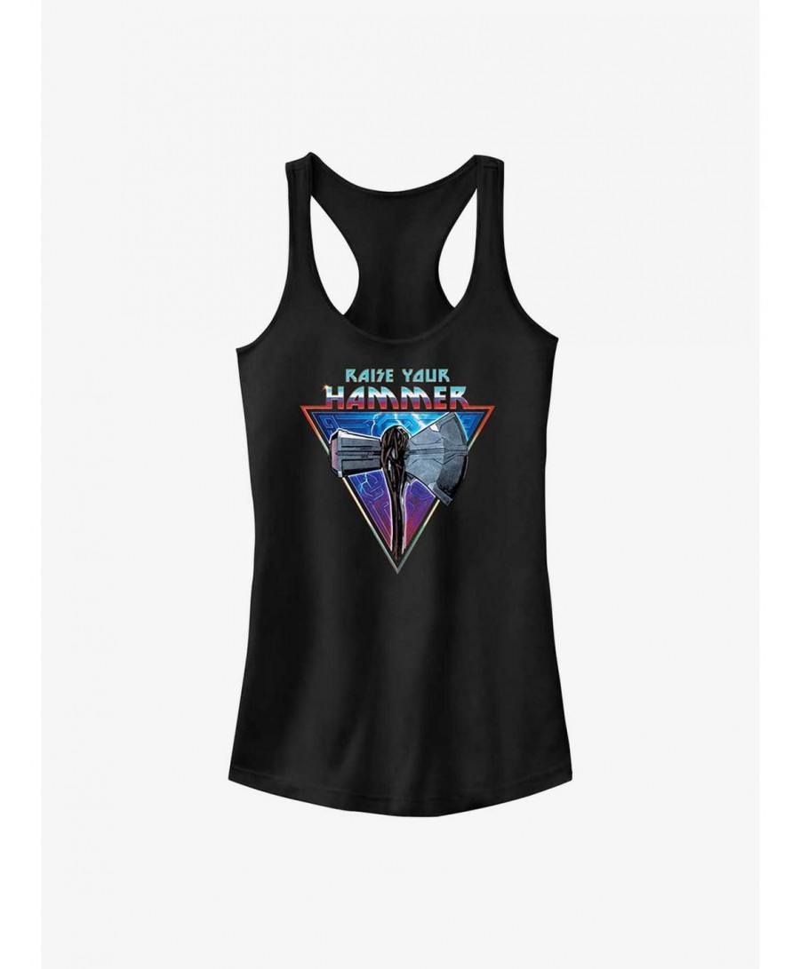 Limited-time Offer Marvel Thor: Love and Thunder Raise Your Stormbreaker Girls Tank $8.17 Tanks