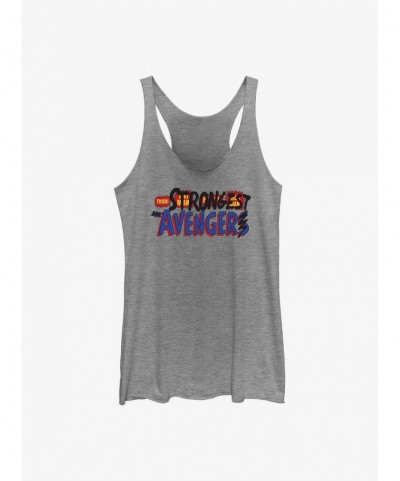 Value Item Marvel Thor Strongest Avenger Girls Tank $8.29 Tanks