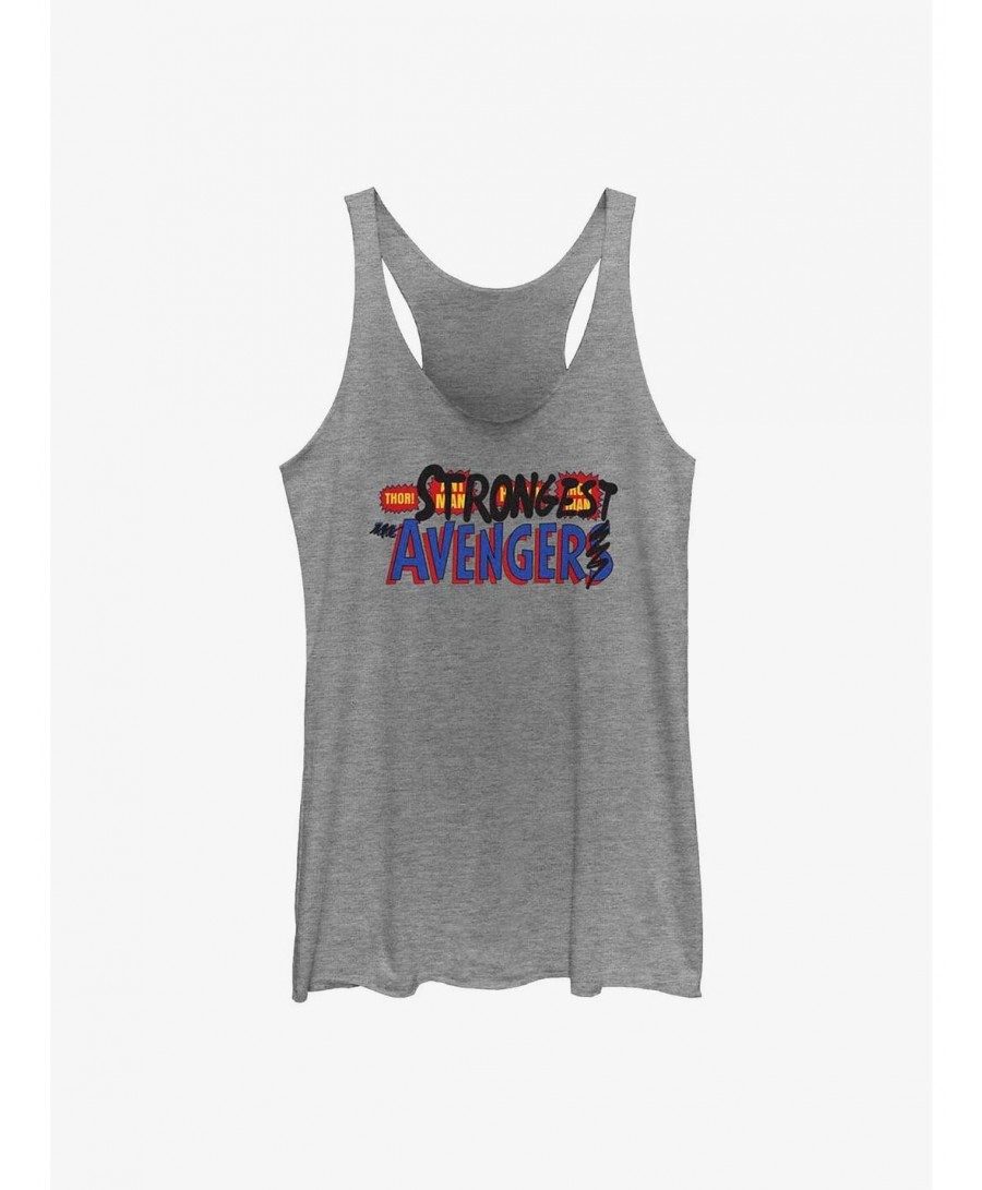 Value Item Marvel Thor Strongest Avenger Girls Tank $8.29 Tanks