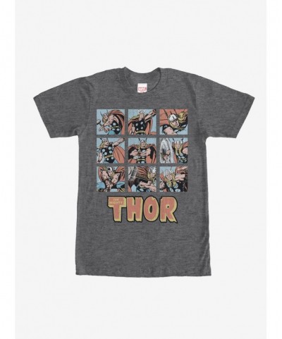 Clearance Marvel Classic Thor Battle Scenes T-Shirt $6.68 T-Shirts