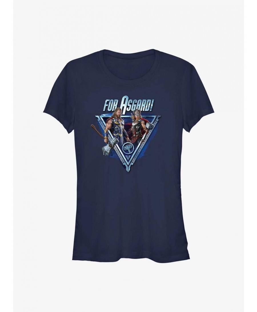 Trendy Marvel Thor: Love and Thunder For Asgard Girls T-Shirt $7.77 T-Shirts