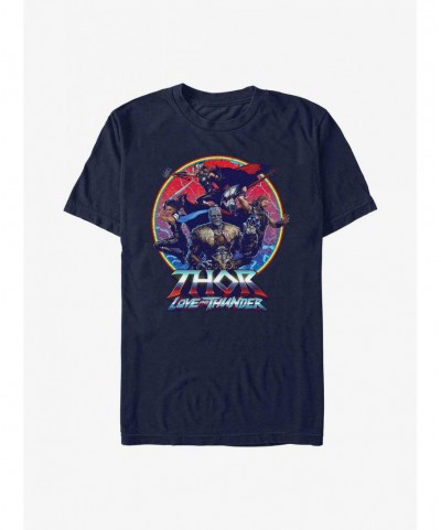 Wholesale Marvel Thor: Love And Thunder Group Emblem T-Shirt $5.28 T-Shirts