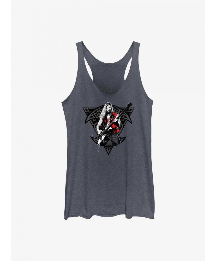 Limited Time Special Marvel Thor: Love And Thunder Rocker Viking Thor Girl's Tank $7.96 Tanks